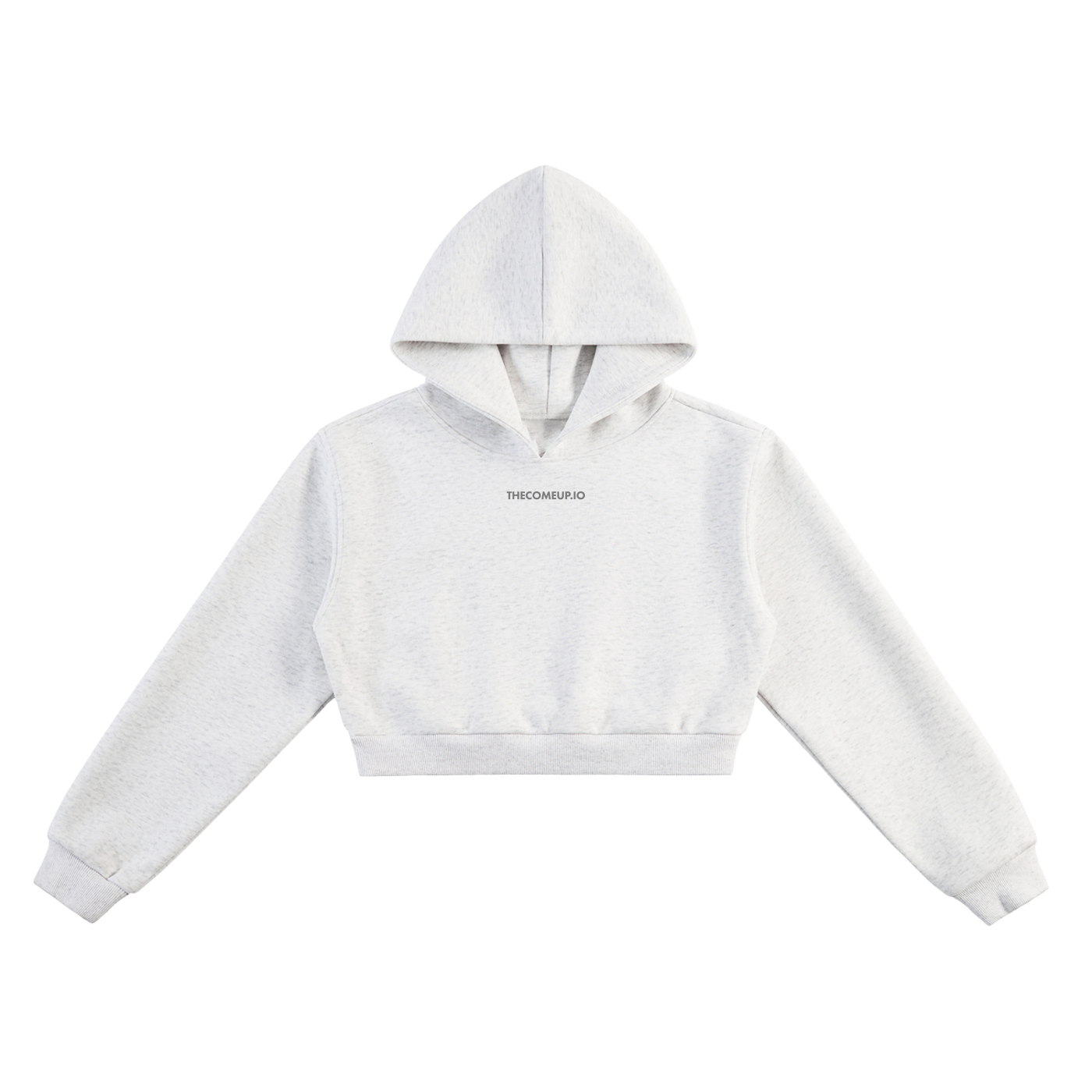 Statement Cropped Hoodie