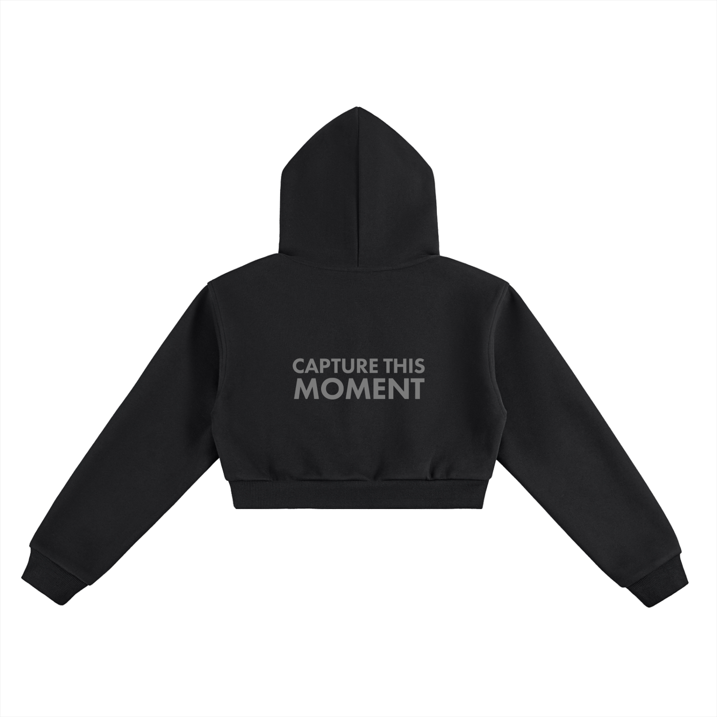 Statement Cropped Hoodie
