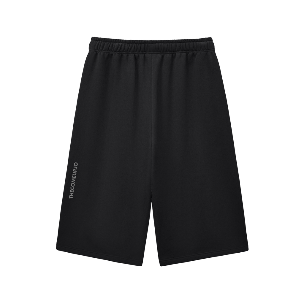 Relaxed Drawstring Three-quarter Sweatpants