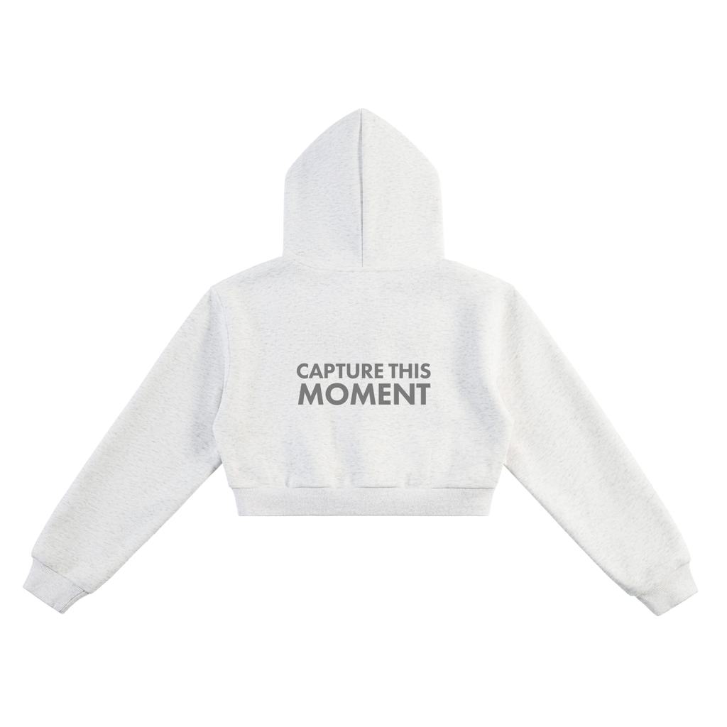 Statement Cropped Hoodie