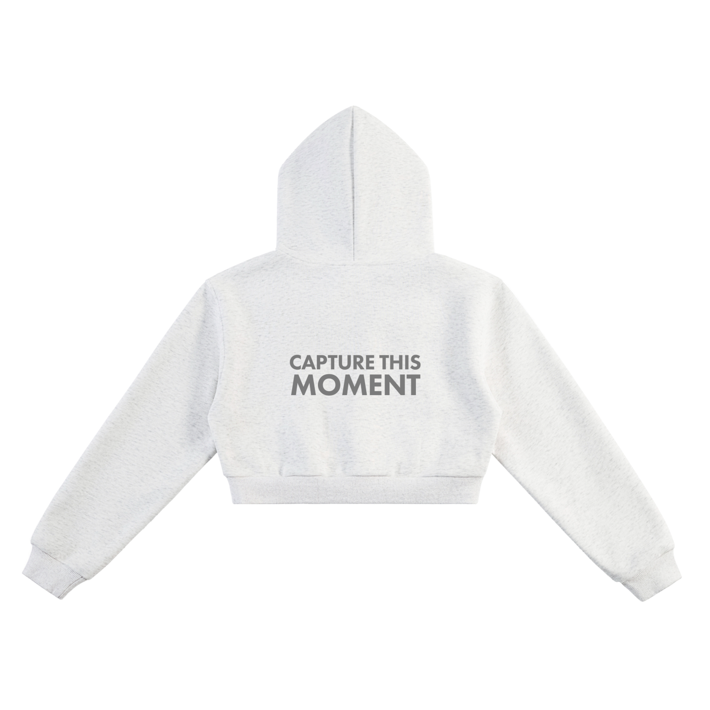 Statement Cropped Hoodie
