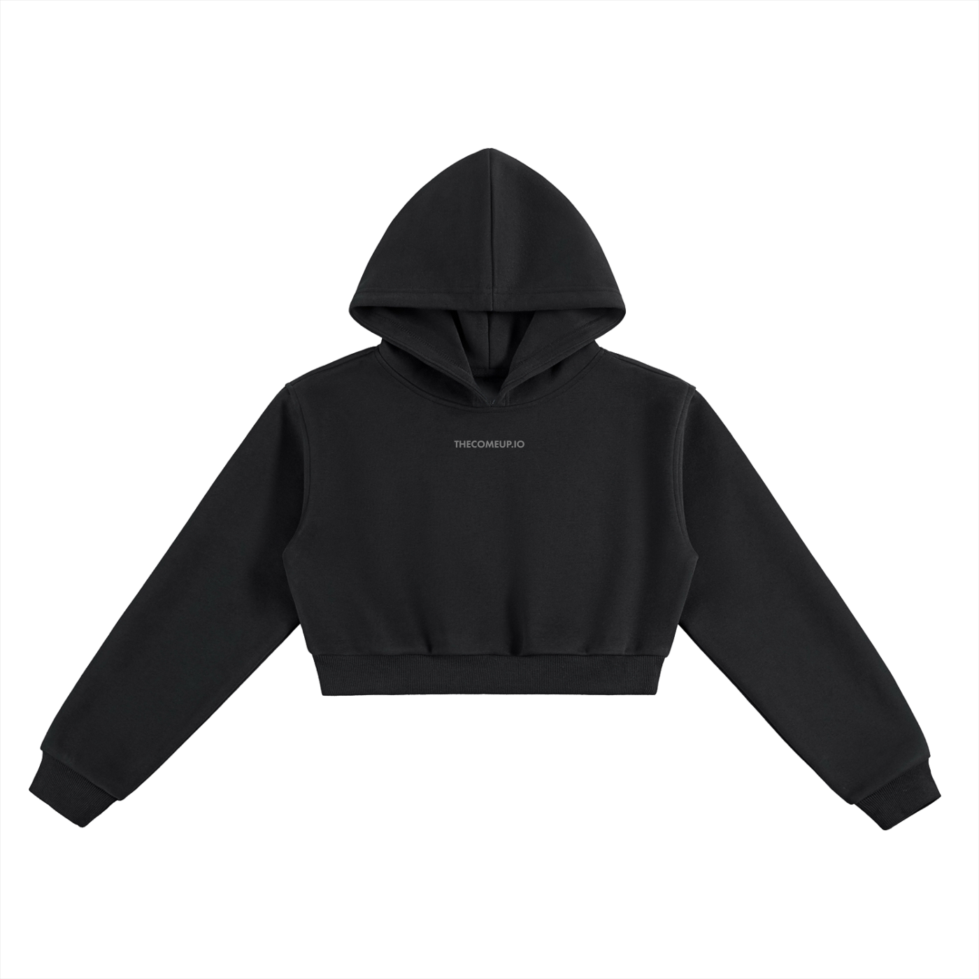 Statement Cropped Hoodie